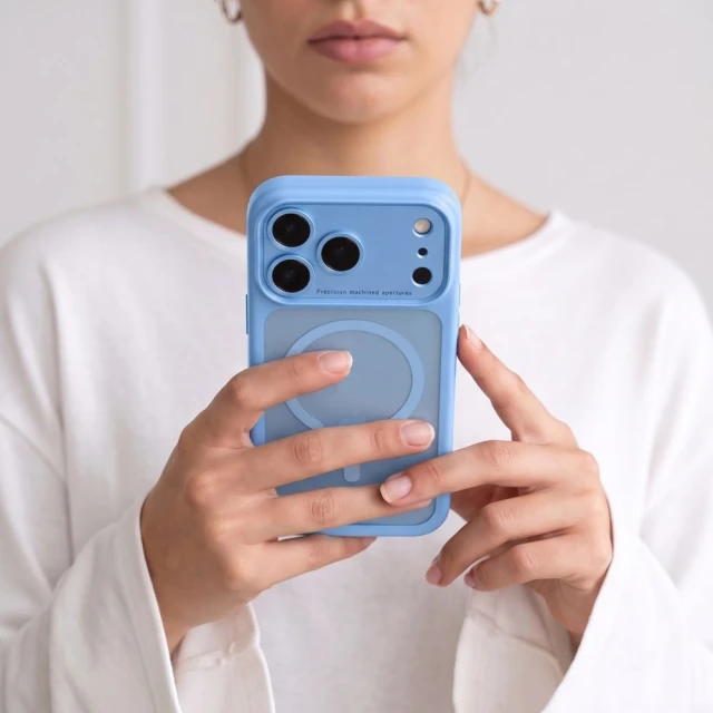 Чохол Tech-Protect MagPeak CC для iPhone 18 Pro | 17 Pro Matte Light Blue (5906302341900)
