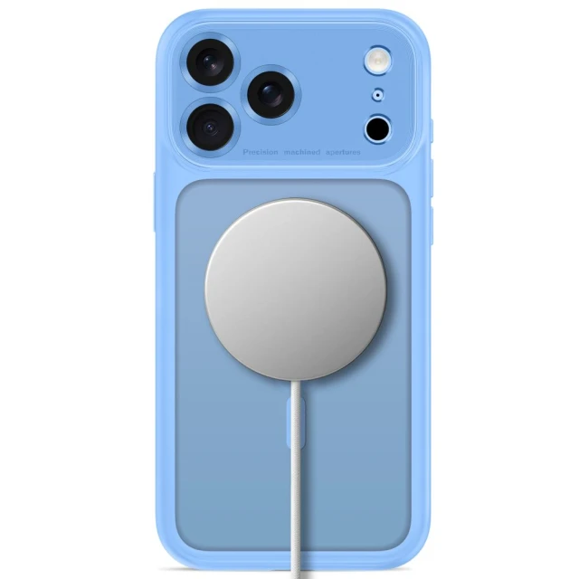 Чохол Tech-Protect MagPeak CC для iPhone 18 Pro Max | 17 Pro Max Matte Light Blue (5906302341917)