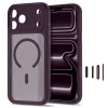Чохол Tech-Protect MagPeak CC для iPhone 18 Pro | 17 Pro Matte Dark Cherry (5906302341924)
