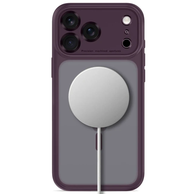 Чохол Tech-Protect MagPeak CC для iPhone 18 Pro | 17 Pro Matte Dark Cherry (5906302341924)