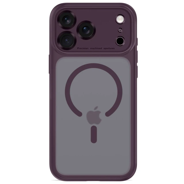 Чохол Tech-Protect MagPeak CC для iPhone 18 Pro | 17 Pro Matte Dark Cherry (5906302341924)