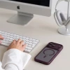 Чохол Tech-Protect MagPeak CC для iPhone 18 Pro | 17 Pro Matte Dark Cherry (5906302341924)