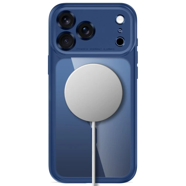 Чехол Tech-Protect MagPeak CC для iPhone 18 Pro Max | 17 Pro Max Deep Blue Clear (5906302341979)