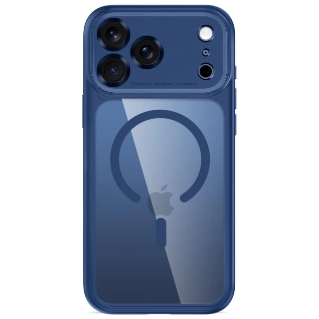 Чехол Tech-Protect MagPeak CC для iPhone 18 Pro Max | 17 Pro Max Deep Blue Clear (5906302341979)