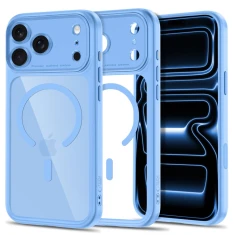 Чохол Tech-Protect MagPeak CC для iPhone 18 Pro Max | 17 Pro Max Light Blue Clear (5906302341993)