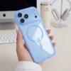 Чохол Tech-Protect MagPeak CC для iPhone 18 Pro Max | 17 Pro Max Light Blue Clear (5906302341993)