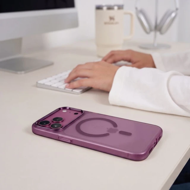 Чехол Tech-Protect MagZero для iPhone 18 Pro Dark Cherry | 17 Pro (5906302342082)