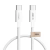 Кабель Tech-Protect UltraBoost Lite USB-C PD 60W 3A 50 см White (5906302342242)