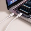 Кабель Tech-Protect UltraBoost Lite USB-C PD 60W 3A 50 см White (5906302342242)