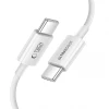 Кабель Tech-Protect UltraBoost Lite USB-C PD 60W 3A 300 см White (5906302342259)