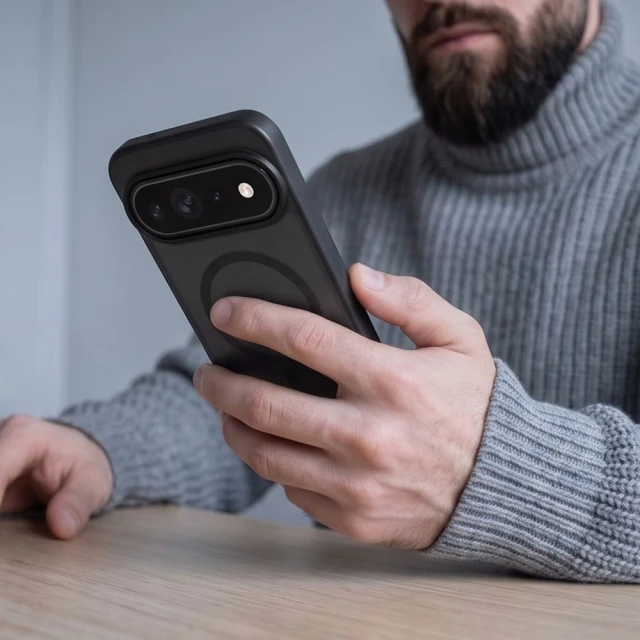 Чохол Tech-Protect MagMat для Google Pixel 11 Pro XL | 10 Pro XL | 9 Pro XL Black with MagSafe (5906302342440)