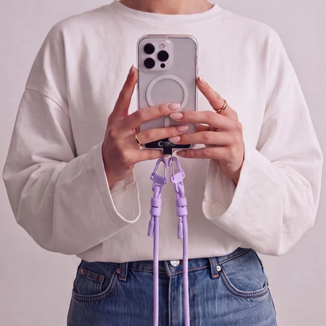Ремінець Tech-Protect C5SD Rope Crossbody Lavender (5906302342594)