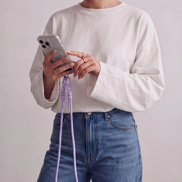 Ремінець Tech-Protect C5SD Rope Crossbody Lavender (5906302342594)