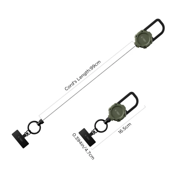 Автотримач Tech-Protect ATH03 UrbanLoop Anti-Theft Military Green (5906302342624)