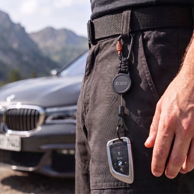 Автотримач Tech-Protect ATH04 UrbanLoop Anti-Theft Black Orange (5906302342693)