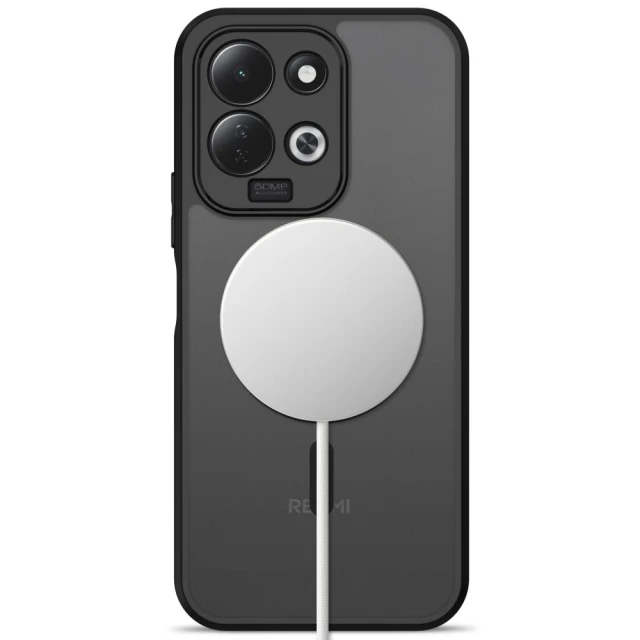 Чохол Tech-Protect Magmat для Xiaomi Redmi 17 5G | 4G Matte Black with MagSafe (5906302342815)