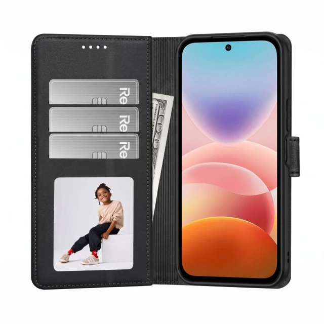 Чохол Tech-Protect Wallet для Xiaomi Redmi 17 Black (5906302342839)