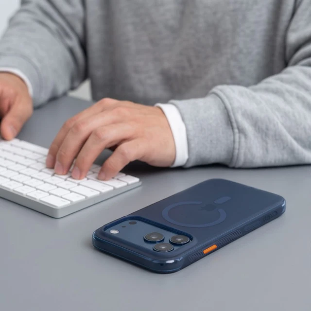 Чехол Tech-Protect MagAir CC для iPhone 18 Pro Max | 17 Pro Max Matte Blue (5906302342976)