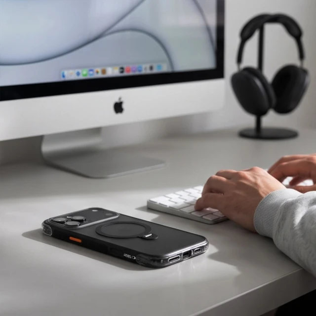 Чохол Tech-Protect MagAir Stand для iPhone 18 Pro | 17 Pro Matte Black (5906302342983)