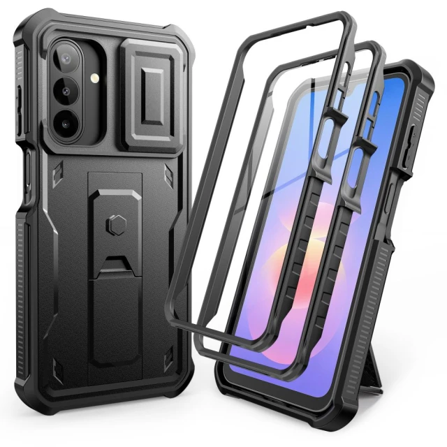 Захисне скло для камери Tech-Protect Kevlar Cam+ для Samsung Galaxy A18 | A17 Black (2 pack) (5906302343034)