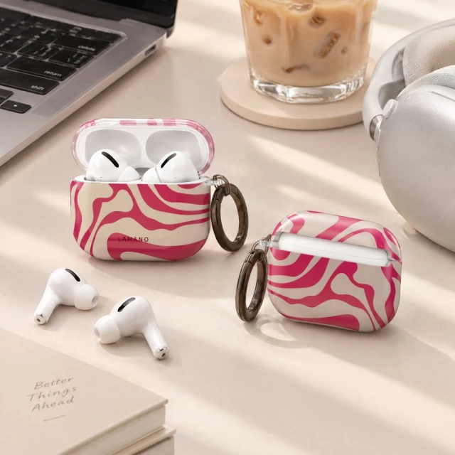 Чохол Tech-Protect Lamano для AirPods Pro 3 Flamingo Bloom (5906302343058)