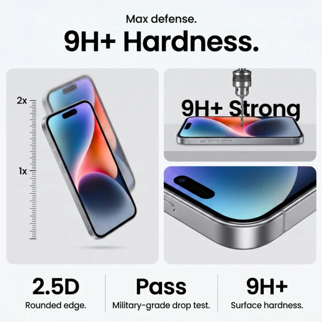 Захисне скло Tech-Protect OneTouch Set+ для iPhone 18 Pro | 17 Pro Clear (2 pack) (5906302343072)