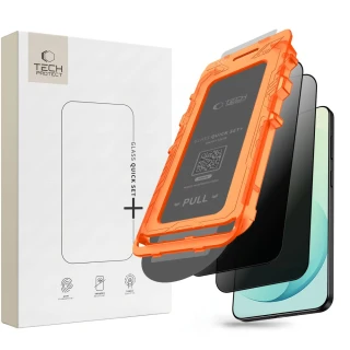 Захисне скло Tech-Protect Quick Set Spy+ (2 pack) для Samsung Galaxy S26 FE Privacy (5906302343164)