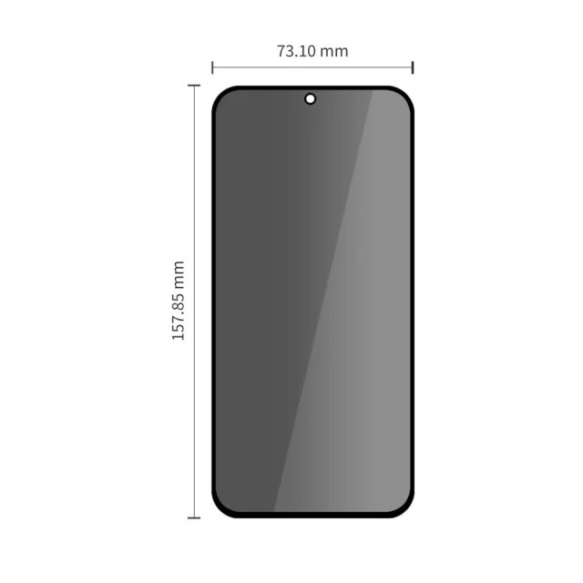 Захисне скло Tech-Protect Quick Set Spy+ (2 pack) для Samsung Galaxy S26 FE Privacy (5906302343164)