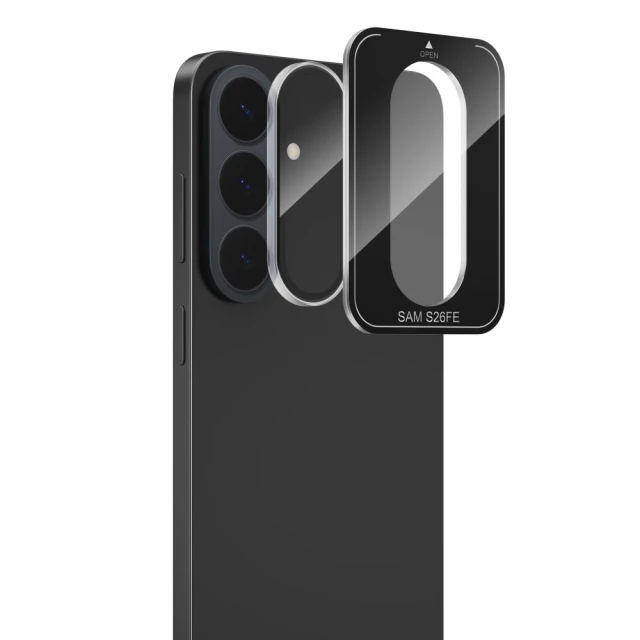 Захисне скло для камери Tech-Protect Camring Fit Plus для Samsung Galaxy S26 FE Clear (5906302343195)