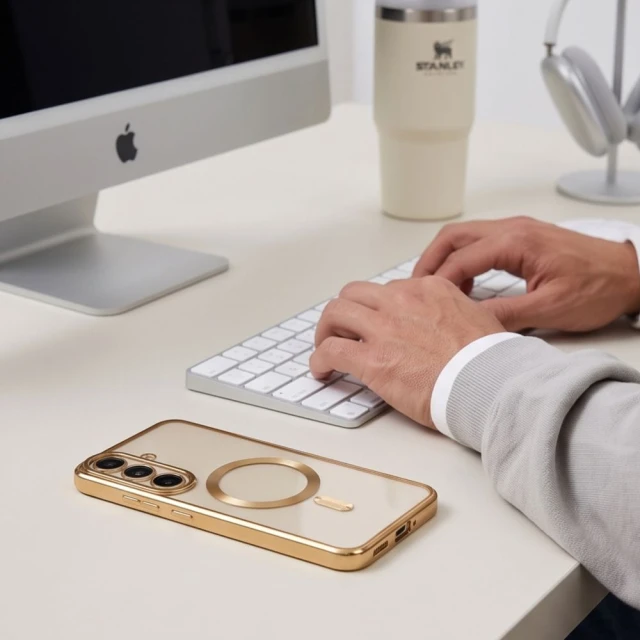 Чохол Tech-Protect MagFlex для Samsung Galaxy S26 FE Gold with MagSafe (5906302343355)