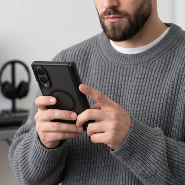 Чехол Tech-Protect MagPeak MagSafe для Samsung Galaxy Fold 8 Matte Black (5906302343423)