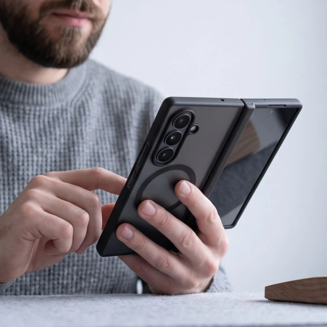 Чохол Tech-Protect MagPeak MagSafe для Samsung Galaxy Fold 8 Ultra Matte Black (5906302343430)