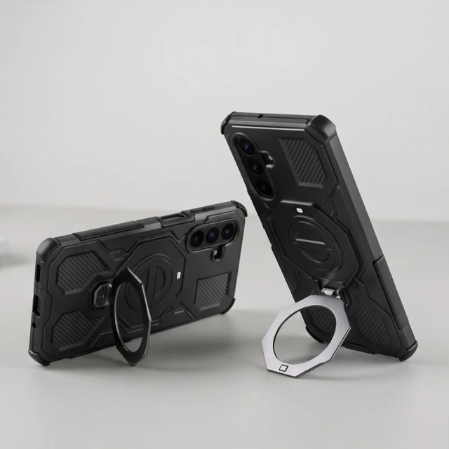 Чохол Tech-Protect TacticStand для Samsung Galaxy A18 5G | A18 4G | A17 Matte Black (5906302343492)