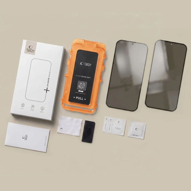 Захисне скло Tech-Protect Quick Set Spy+ (2 pack) для Samsung Galaxy A18 Privacy (5906302343539)