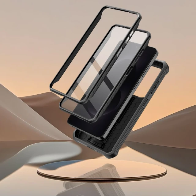 Чохол Tech-Protect Kevlar Cam+ для Samsung Galaxy S26 Black (набір з 2 частин) (5906302352395)