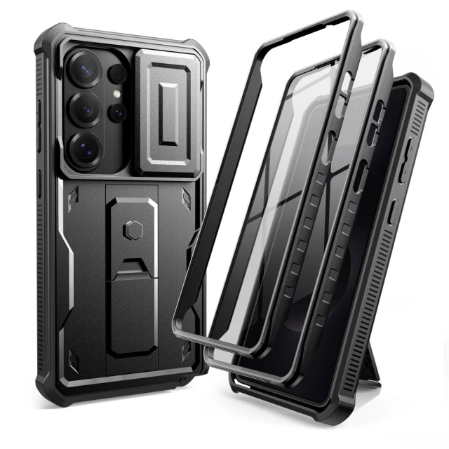 Чохол Tech-Protect Kevlar Cam+ для Samsung Galaxy S26 Ultra Black (2 pack) (5906302352418)