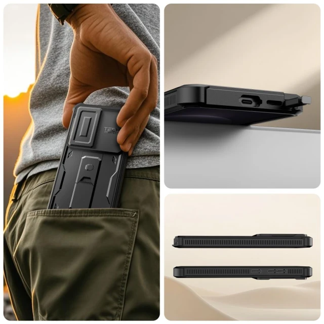 Чохол Tech-Protect Kevlar Cam+ для Samsung Galaxy S26 Ultra Black (2 pack) (5906302352418)