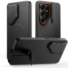 Чохол Tech-Protect Kevlar Aura для Samsung Galaxy S26 Ultra Black/Orange with MagSafe (5906302352425)