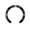 Кільце-тримач Tech-Protect MMP-210 Magnetic Ring Black & Cosmic Orange (2 pack) with MagSafe (5906302352548)