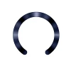 Кільце-тримач Tech-Protect MMP-210 Magnetic Ring Deep Blue & Silver (2 pack) with MagSafe (5906302352555)