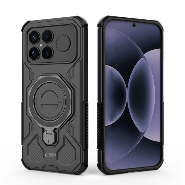 Чохол Tech-Protect Tacticstand для Xiaomi Poco F8 Ultra Matte Black with MagSafe (5906302352722)