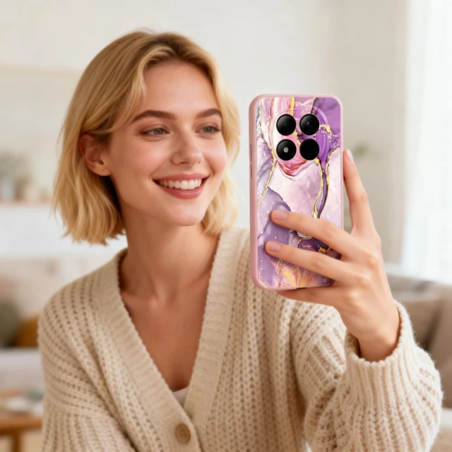 Чохол Tech-Protect Icon для Xiaomi Redmi Note 15 Pro 5G Marble (5906302352920)
