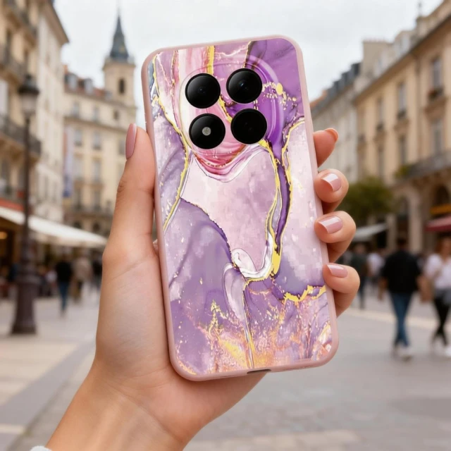 Чохол Tech-Protect Icon для Xiaomi Redmi Note 15 Pro 5G Marble (5906302352920)