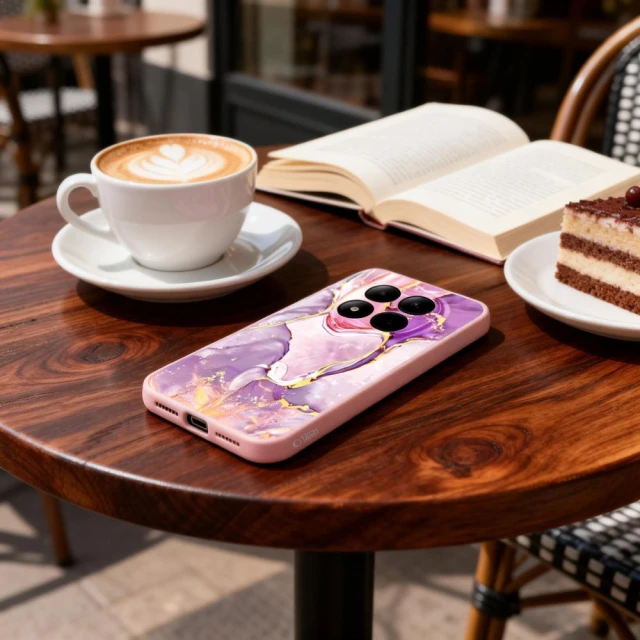 Чохол Tech-Protect Icon для Xiaomi Redmi Note 15 Pro 5G Marble (5906302352920)