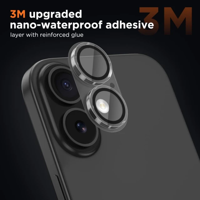 Захисне скло для камери Tech-Protect Camfull Fit+ для iPhone 17 Matte Clear (5906302352944)