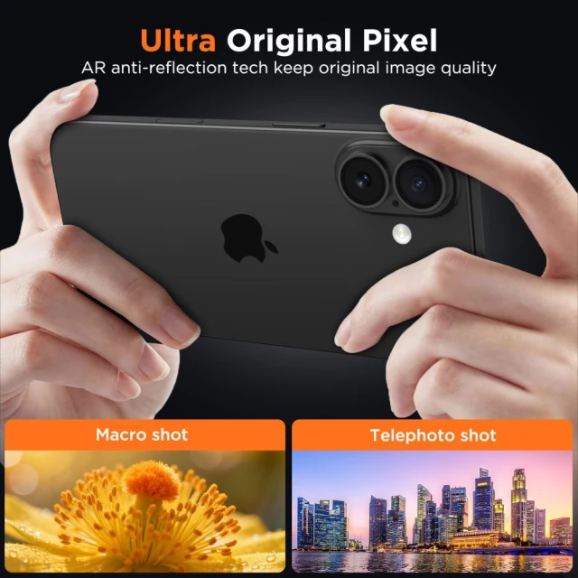 Захисне скло для камери Tech-Protect Camfull Fit+ для iPhone 17 Matte Clear (5906302352944)