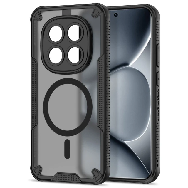 Чохол Tech-Protect Rugged Shield для Xiaomi Poco M8 Pro / Redmi Note 15 Pro+ 5G Matte Black with MagSafe (5906302353026)