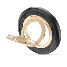Кольцо-держатель Tech-Protect MMR700 Lamano Magnetic Phone Ring Black/Gold with MagSafe (5906302353088)