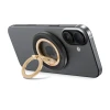Кільце-тримач Tech-Protect MMR700 Lamano Magnetic Phone Ring Black/Gold with MagSafe (5906302353088)