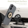 Кільце-тримач Tech-Protect MMR700 Lamano Magnetic Phone Ring Black/Gold with MagSafe (5906302353088)